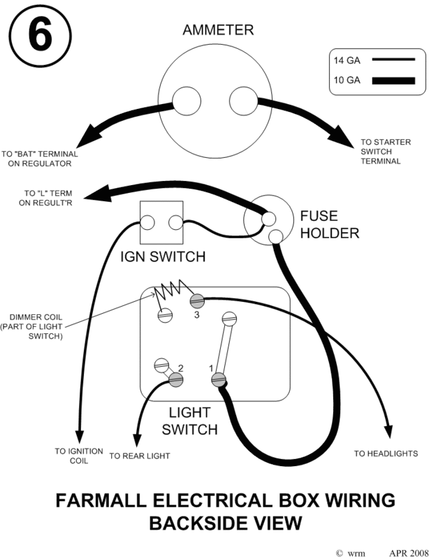 Farmall C 6 Volt Wiring Diagram