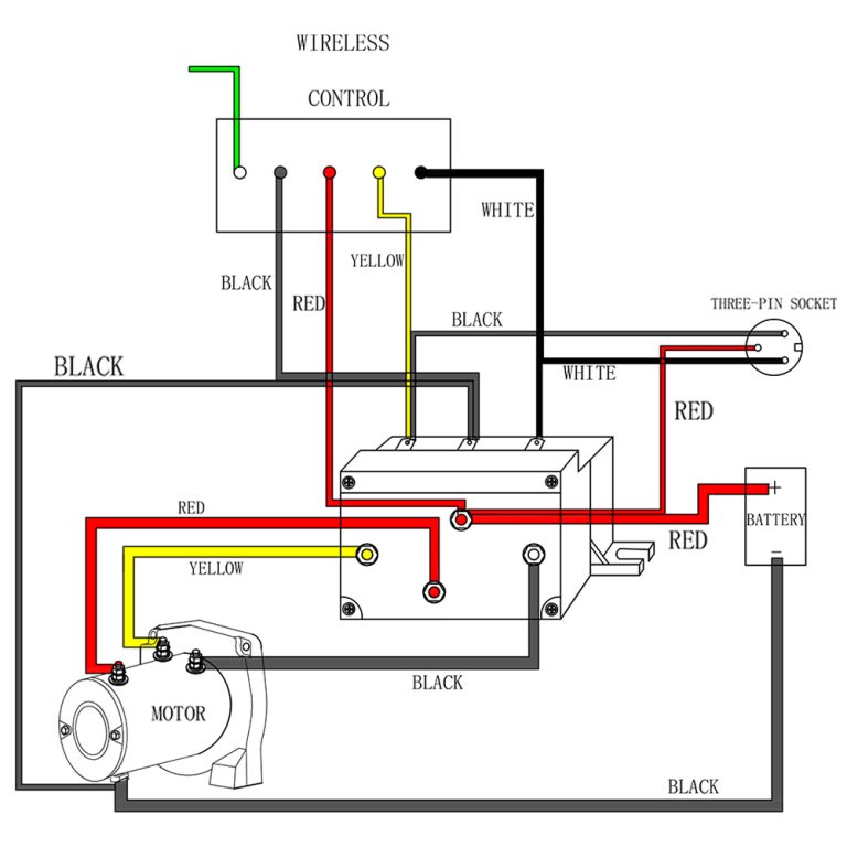 12V Winch Wiring Diagram
