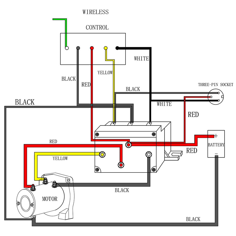 12v Winch Solenoid Wiring Diagram Wiring Diagram and Schematic