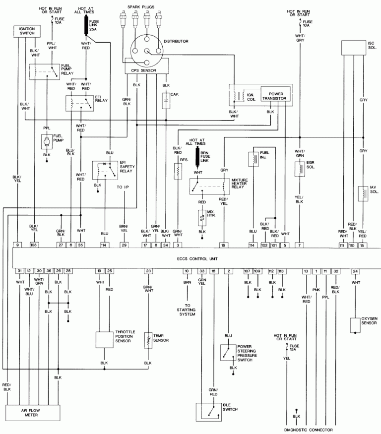1993 Nissan Pickup Radio Wiring Diagram