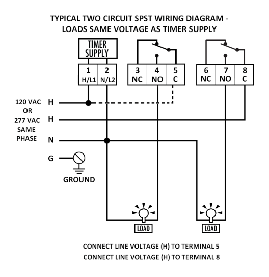 Tork 1109A Wiring Diagram