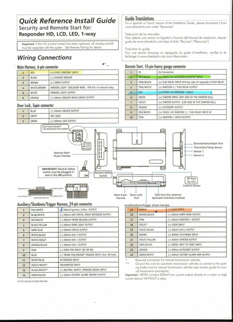 Viper 3105V Wiring Diagram