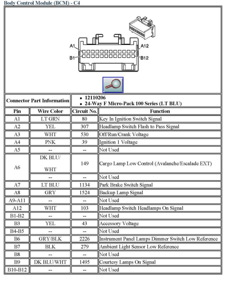 2004 Gmc Yukon Bose Radio Wiring Diagram
