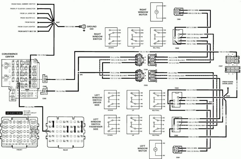 1989 Chevy Truck Wiring Diagram