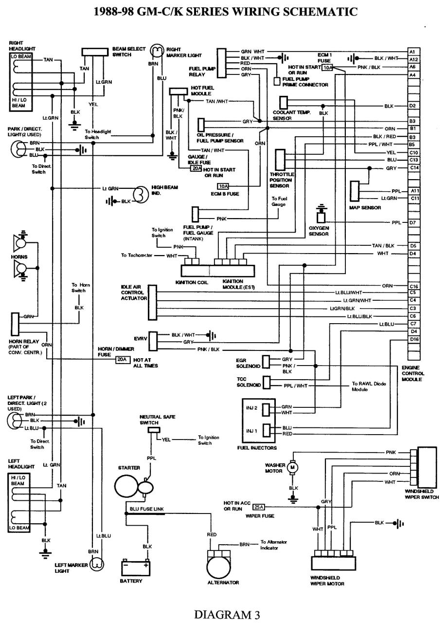 1994 Chevy Truck Wiring Diagram Free Free Wiring Diagram