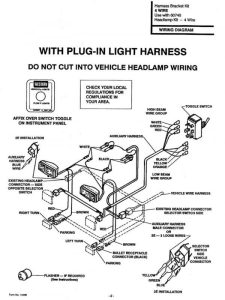 western plow light wiring diagram