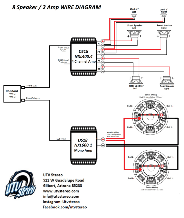Dual Amp Wiring Diagram