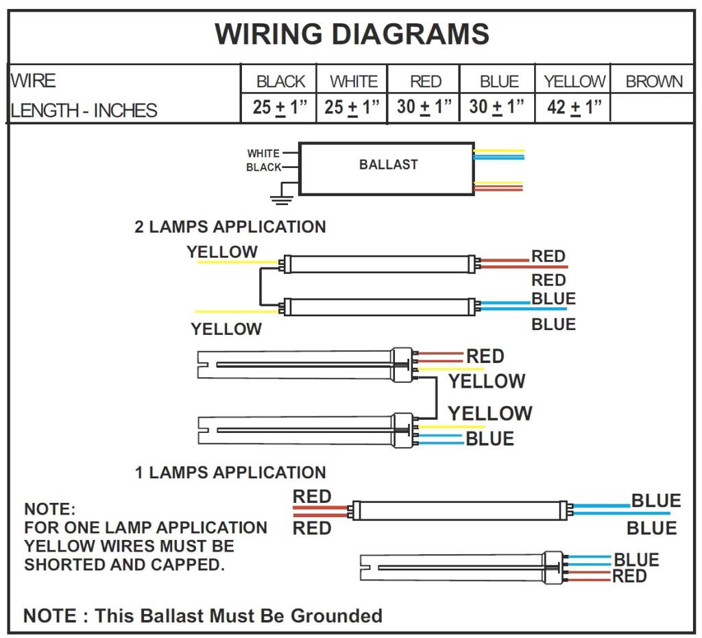 2 Lamp T12 Ballast Wiring Diagram Collection Wiring Diagram Sample