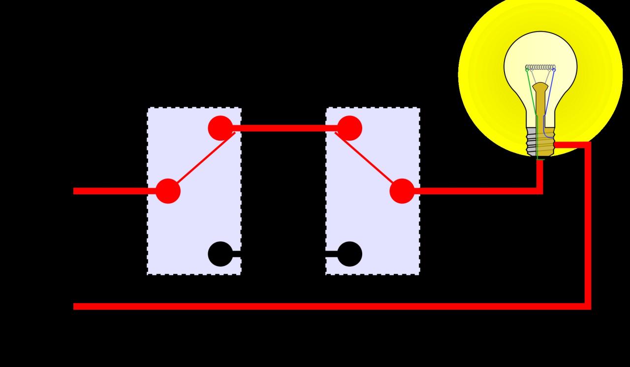 2 Way Switches Wiring Diagram