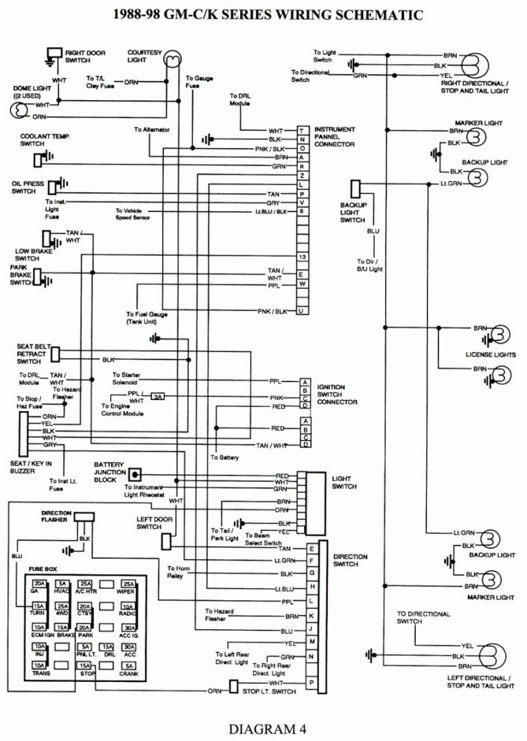 2000 Silverado Trailer Wiring Diagram