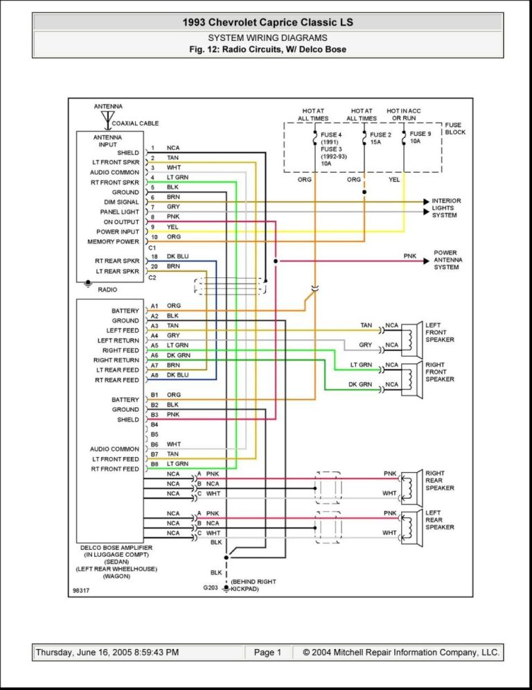 2002 Chevy Tahoe Factory Amp Wiring Diagram