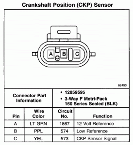 2002 Gmc Sonoma 4.3 Crank Sensor Wiring Diagram