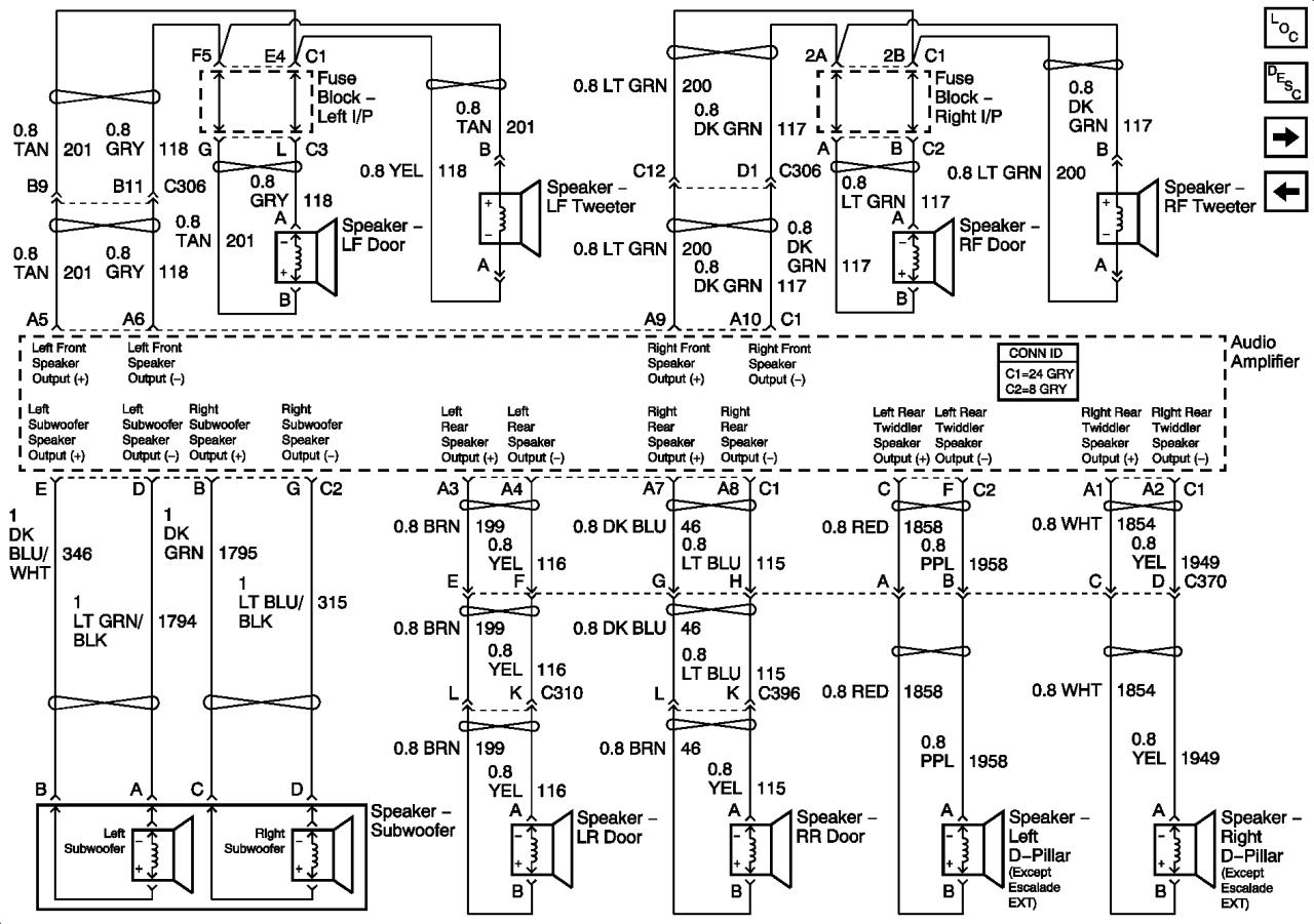 2004 Chevy Tahoe Bose Radio Wiring Diagram