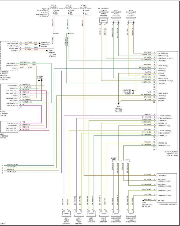 2008 Dodge Charger Factory Radio Wiring Diagram