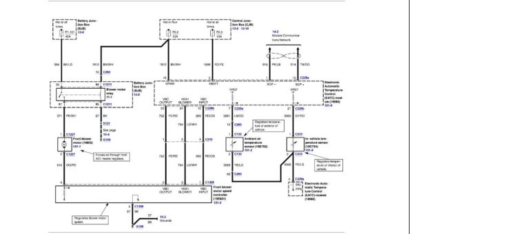 Ford Blower Motor Resistor Wiring Diagram