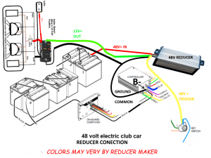Wiring Diagram For Golf Cart Voltage Reducer Wiring Diagram and Schematic