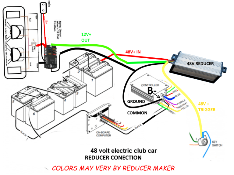 Golf Cart Voltage Reducer Wiring Diagram