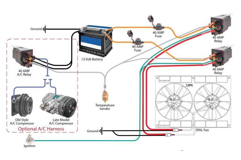 Cooling Fan Relay Wiring Diagram