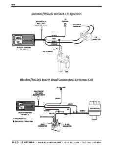Msd 6Al Wiring Diagram Ford Cadician's Blog