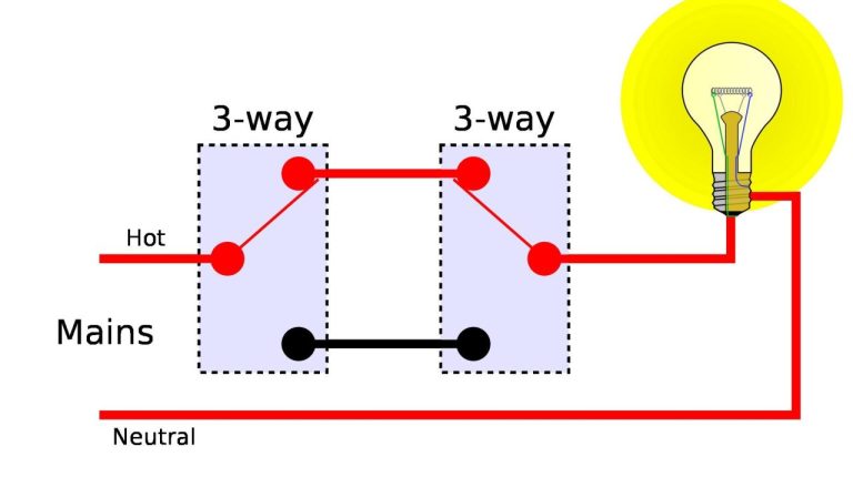Wiring A 3 Way Switch Diagram