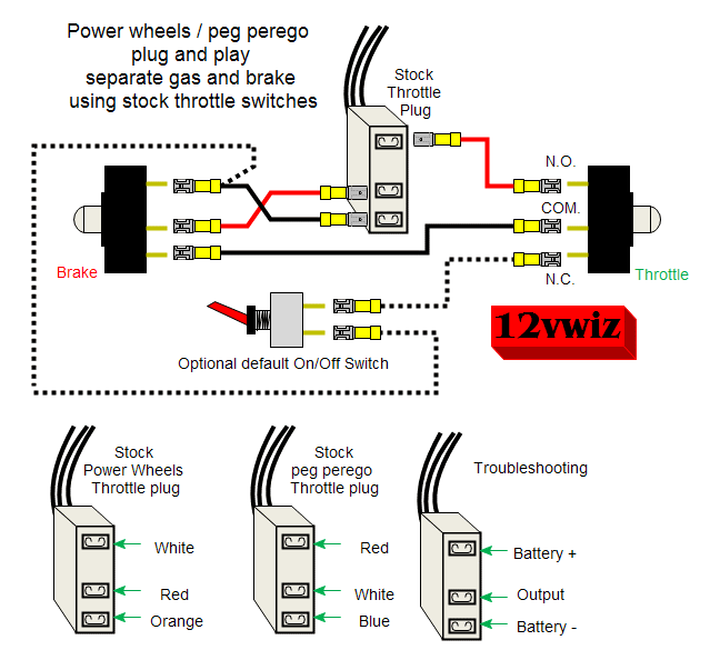 Power Wheels Pedal Wiring Diagram