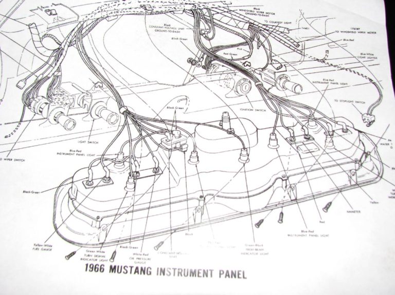 1967 Mustang Dash Wiring Diagram