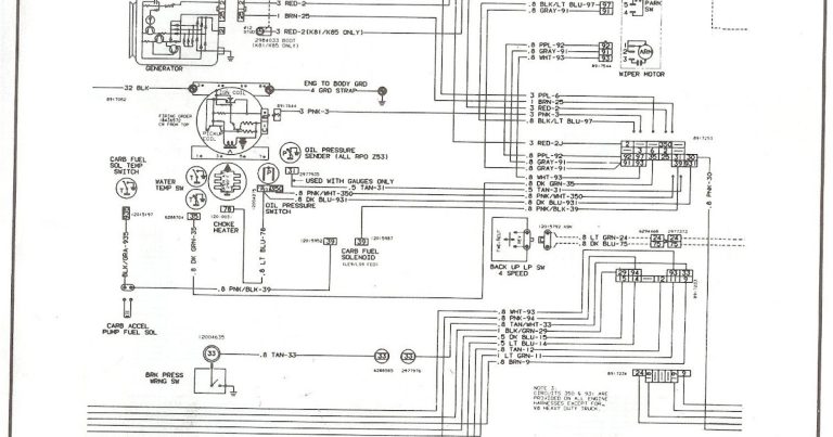 1988 Chevy 1500 Fuel Pump Wiring Diagram