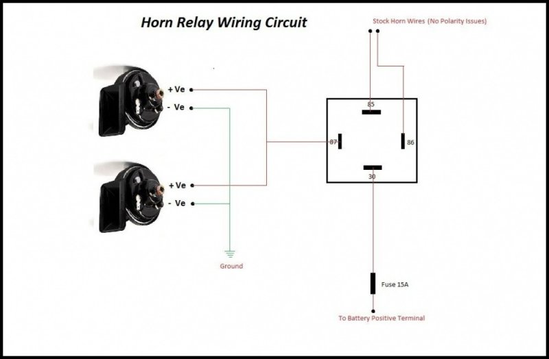 3 Pin Horn Relay Wiring Diagram