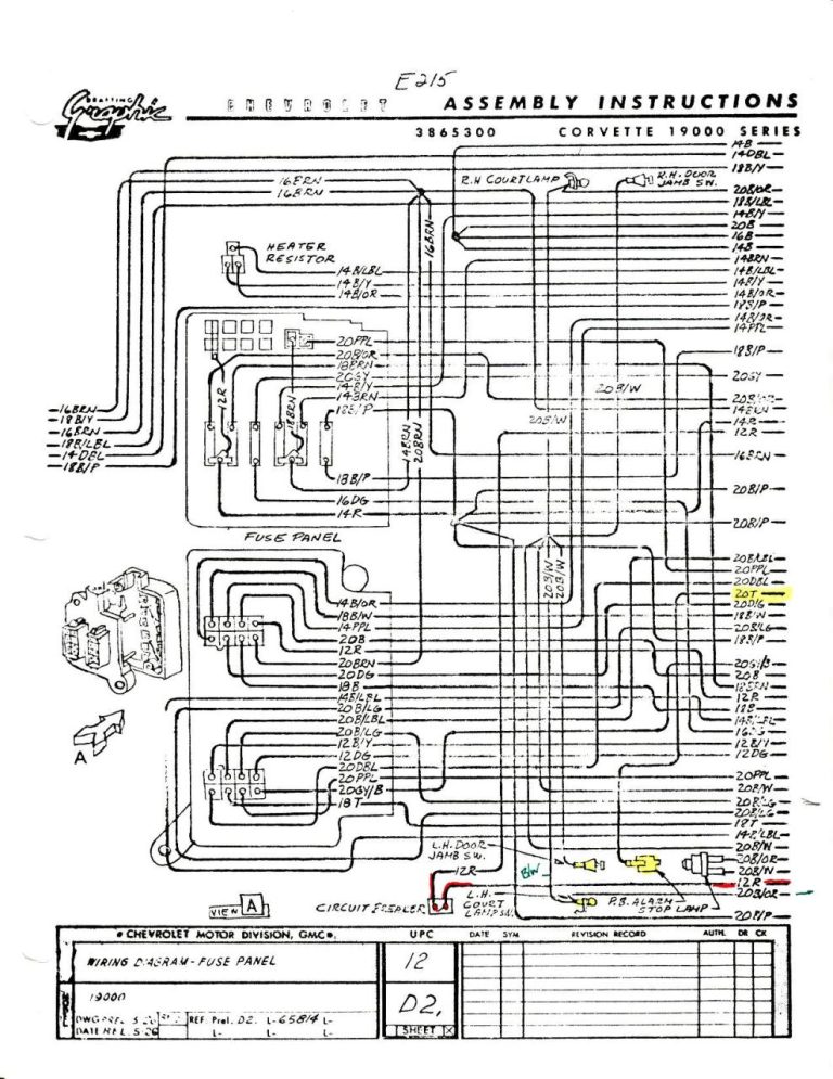 1984 Corvette Electrical Wiring Diagram