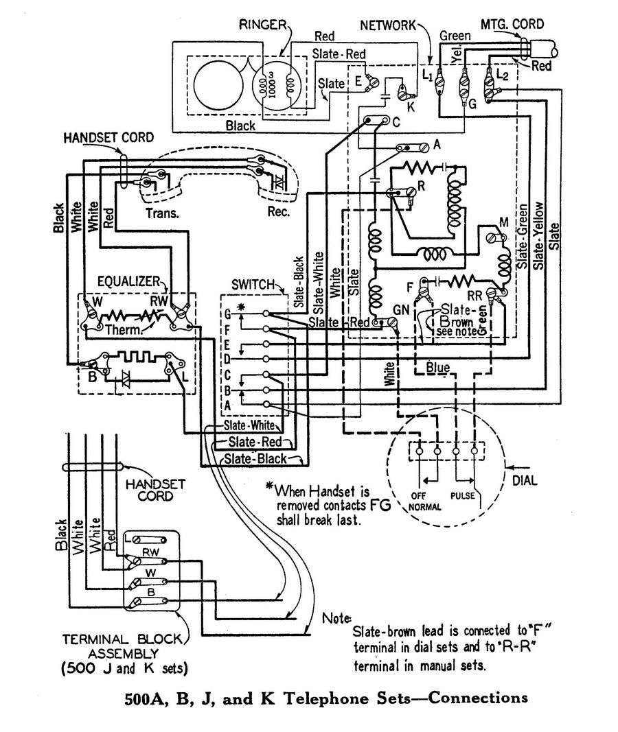 Automatic Electric Telephone Wiring Diagram