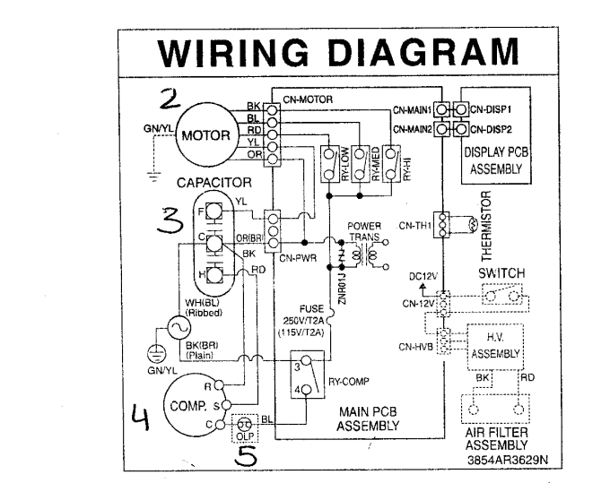 Coleman Rv Air Conditioner Wiring Diagram