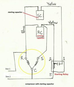 Air Compressor Capacitor Wiring Diagram Before you call a AC repair man