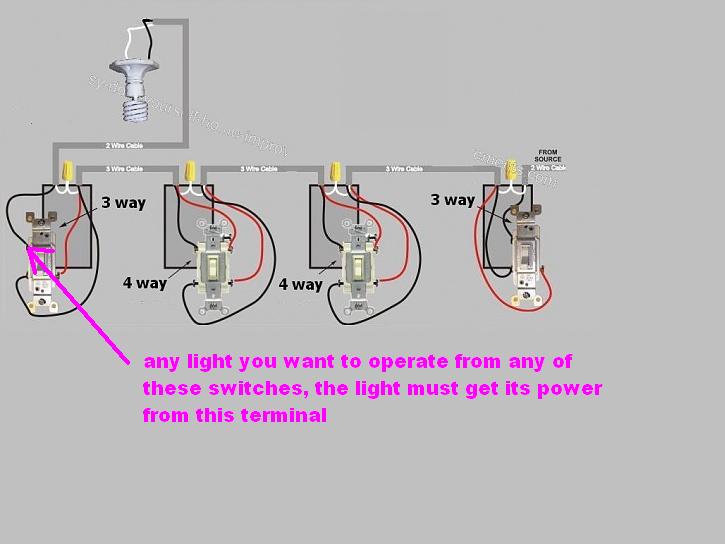 Four Way Switch With Multiple Lights Electrical DIY Chatroom Home