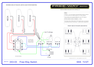 Monaco III Freeway switch wiring Ask the HFC Experts Hamer Fan Club