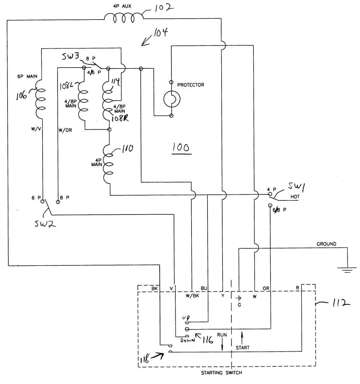 6 Lead Single Phase Motor Wiring Diagram