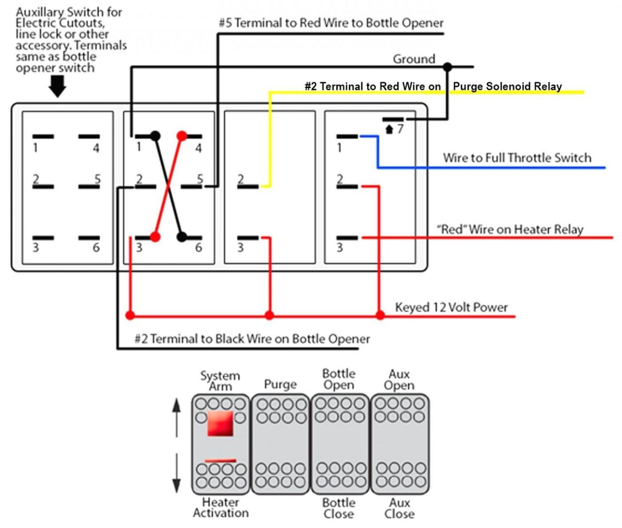 5 Pin Rocker Switch Wiring Diagram Database Wiring Diagram Sample