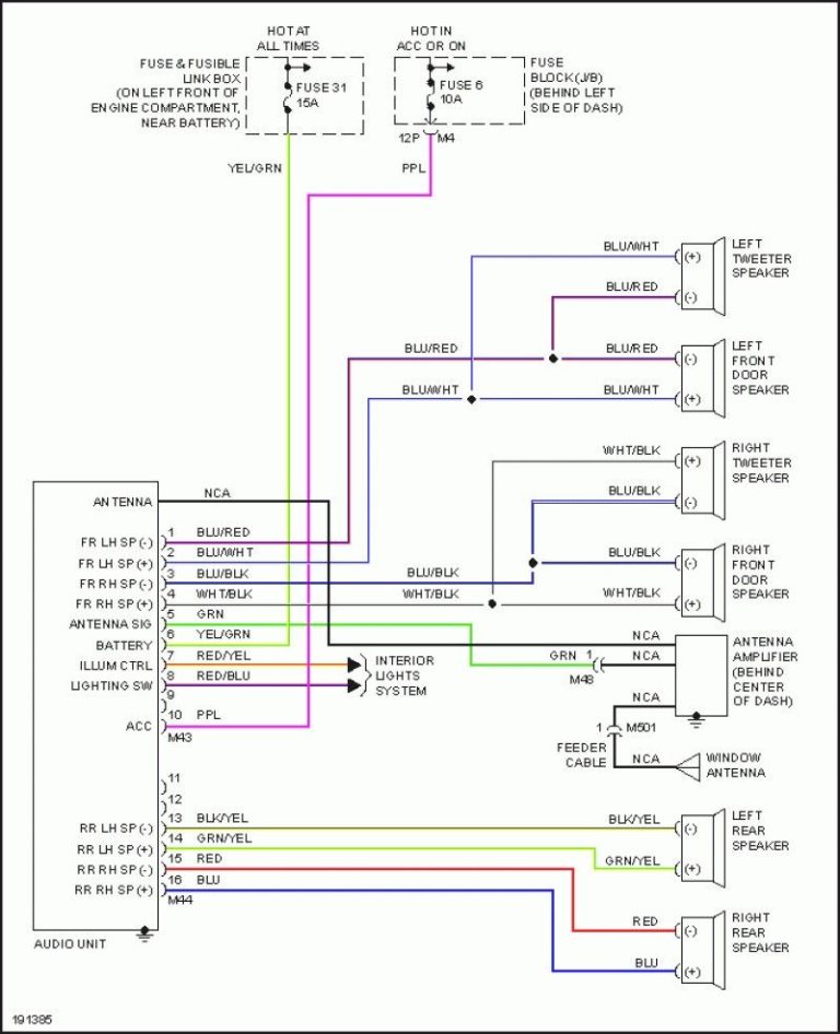 2011 Nissan Altima Stereo Wiring Diagram