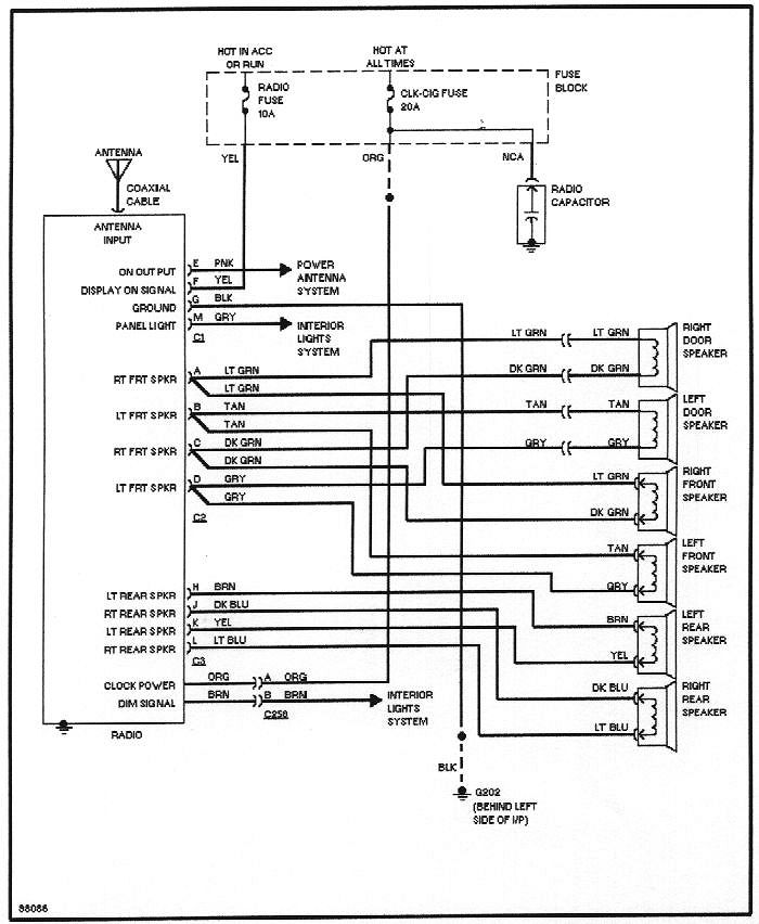 1999 Buick Lesabre Radio Wiring Diagram