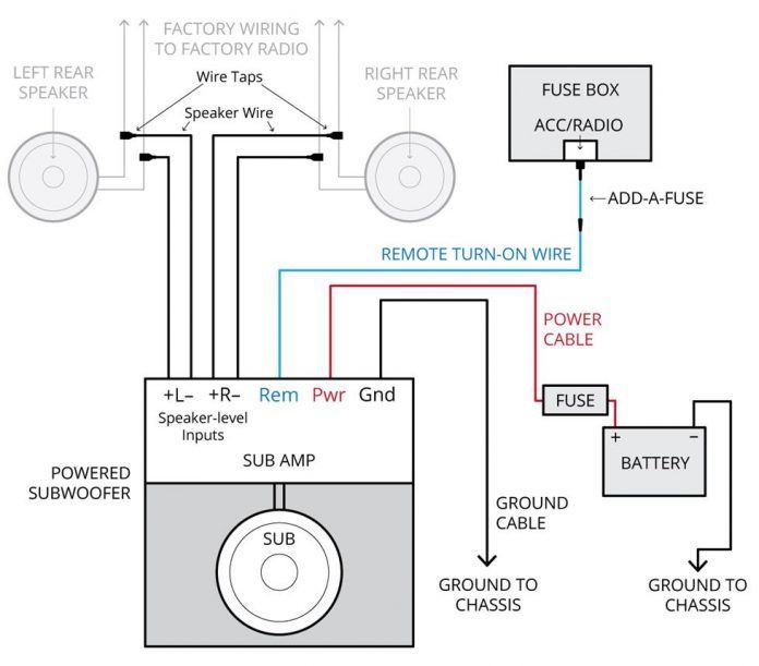 Factory Amp Wiring Diagram