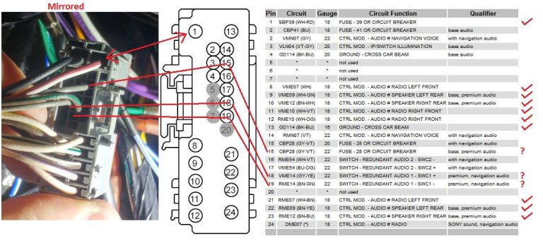2011 Ford F150 Stereo Wiring Harness Diagram