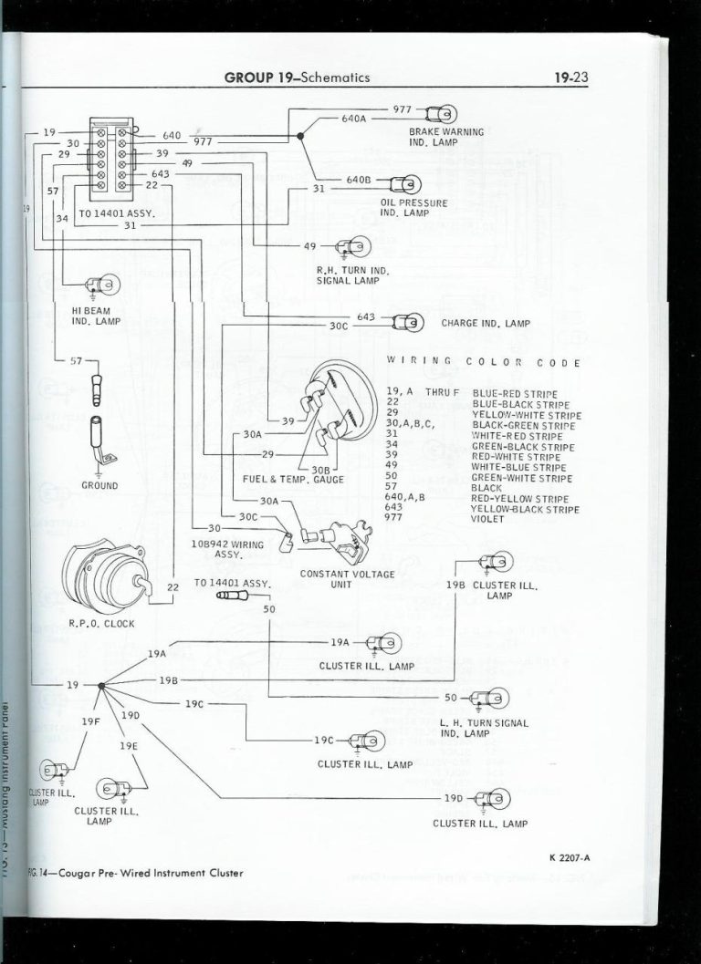 Wiring Diagram 1967 Mustang