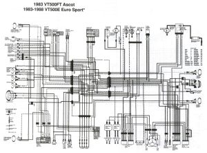 1983 honda shadow 500 wiring harness