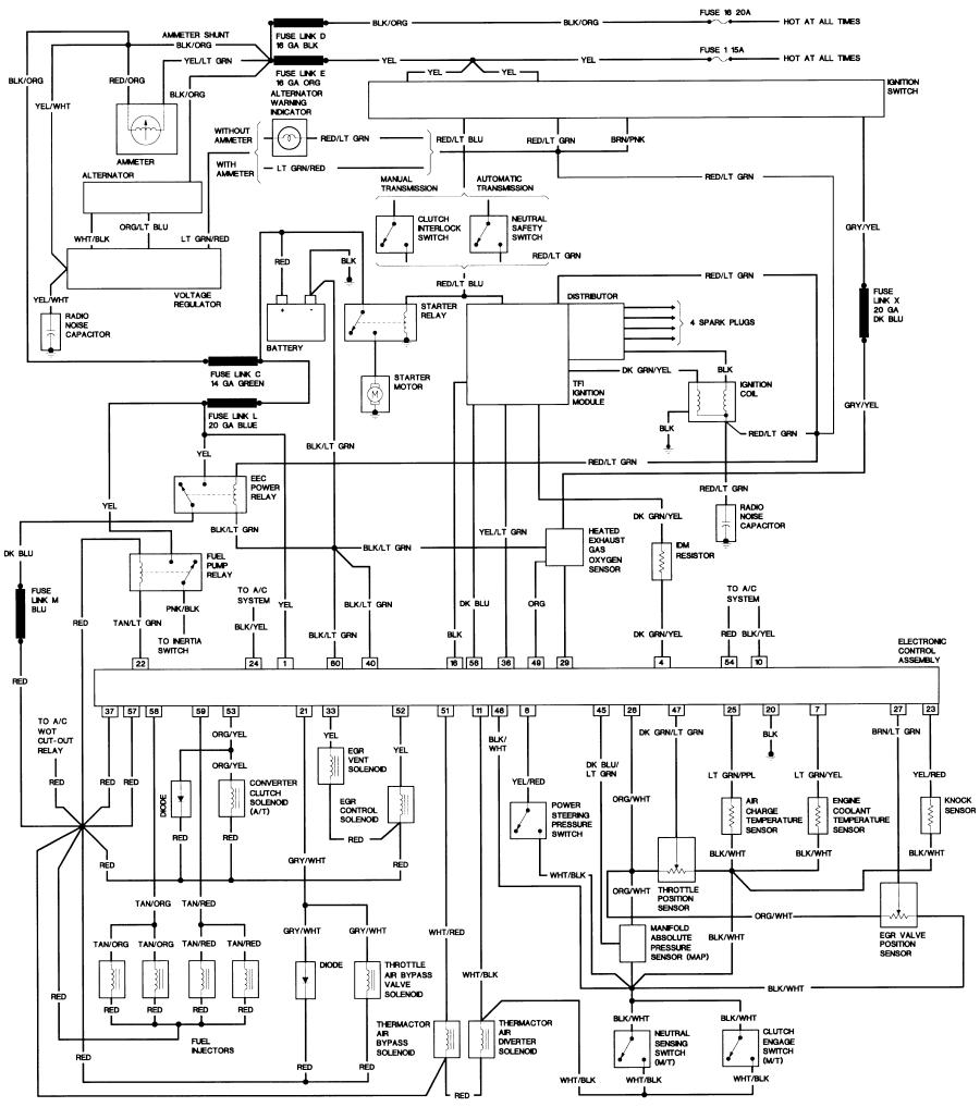 70 Mustang Wiring Diagram