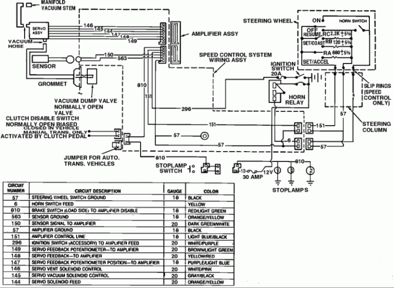 Cruise Control Wiring Diagram