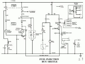 Bay Window Bus View topic Fuel Injection Diagrams