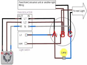 Shower Extractor Fan With Light Wiring Diagram