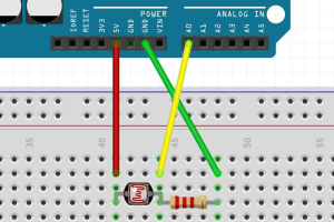 Pairing a LightDependent Resistor (LDR) with an Arduino Uno Circuit
