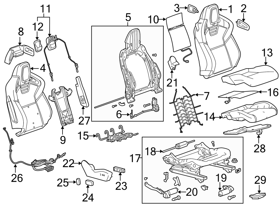car seat belt parts diagram