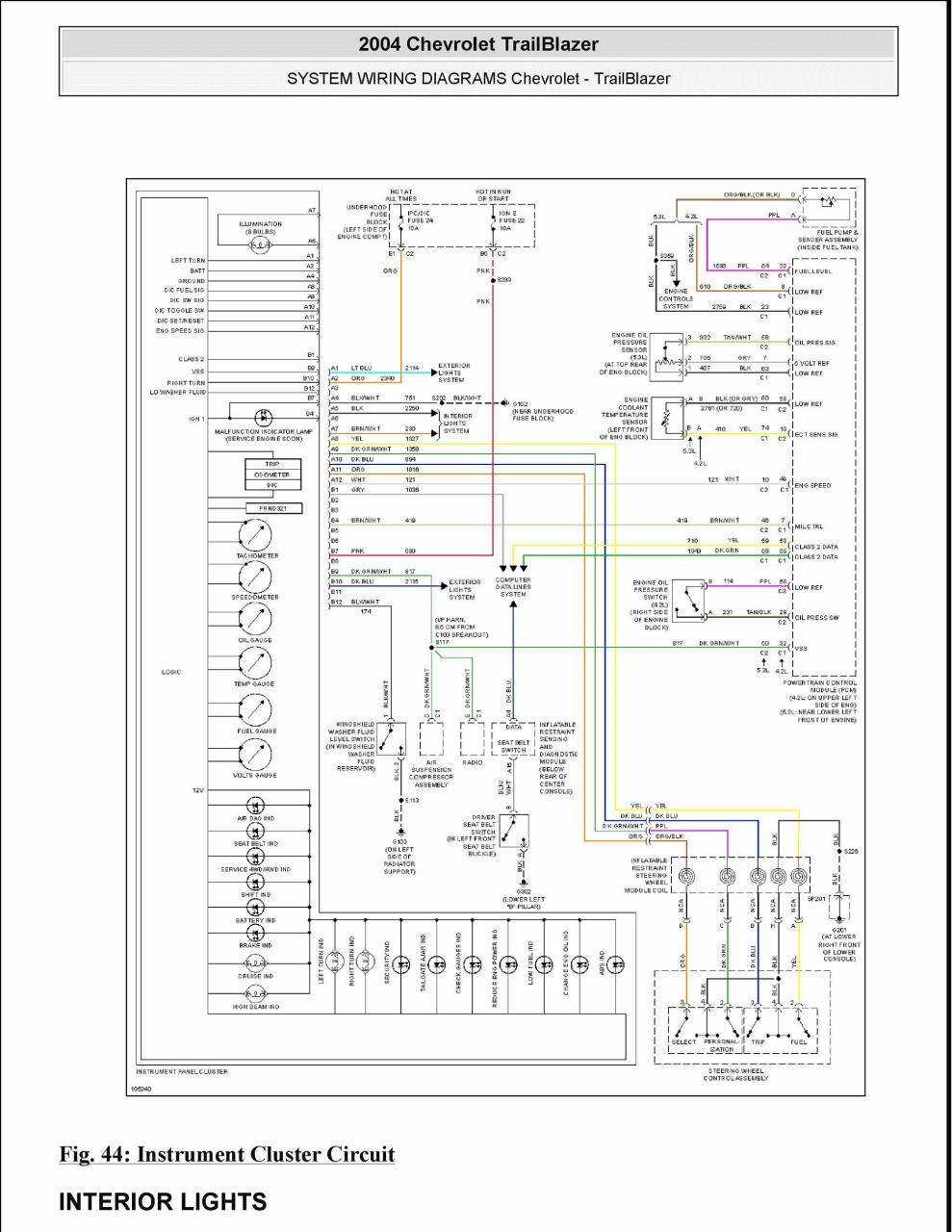 2004 Trailblazer Radio Wiring Diagram Collection