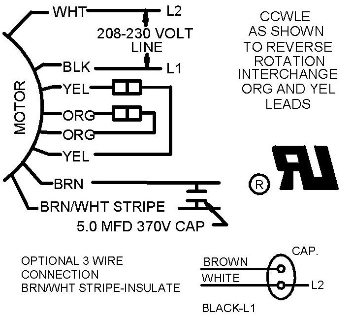 3 Wire Fan Motor Wiring Diagram